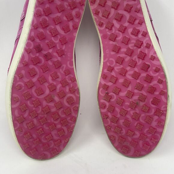 Ecco Hybrid 2 Spikeless Golf Shoes Womens 6 - 6.5 EU 37 Pink Leather Wingtip - Picture 15 of 16